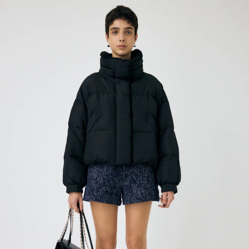 MOUSSY Stand Collar Puffer Jacket